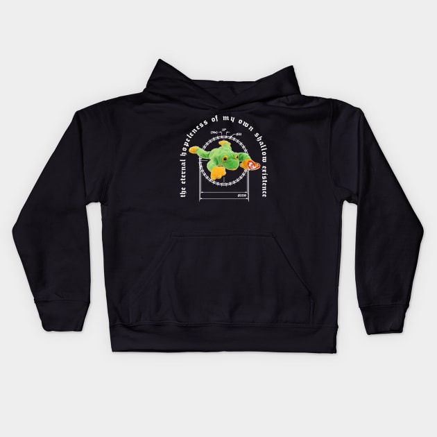 The Eternal Hopelessness Of My Own Existence Kids Hoodie by DankFutura